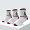Reebok Ankle Socks Pack of 3 Grey & Maroon