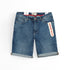 Mid Blue Denim Shorts