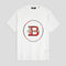 B.L.M.N White B Premium Printed T-Shirt