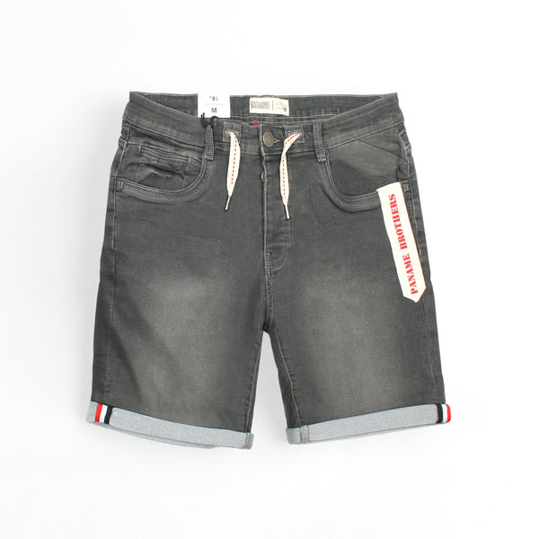 Grey Denim Shorts