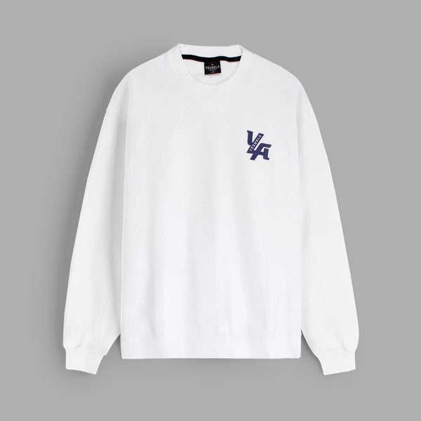 Young L.A White Embroidered Sweatshirt