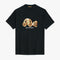 P Angels Embroidered Bear Black T-Shirt