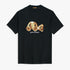 P Angels Embroidered Bear Black T-Shirt
