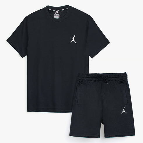 NK Air Black Shorts Summer Tracksuit