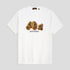 P Angels Embroidered Bear White T-Shirt
