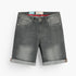 Medium Grey Faded Denim Shorts