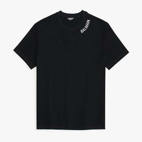 B.L.M.N Black Embroidered Logo T-Shirt