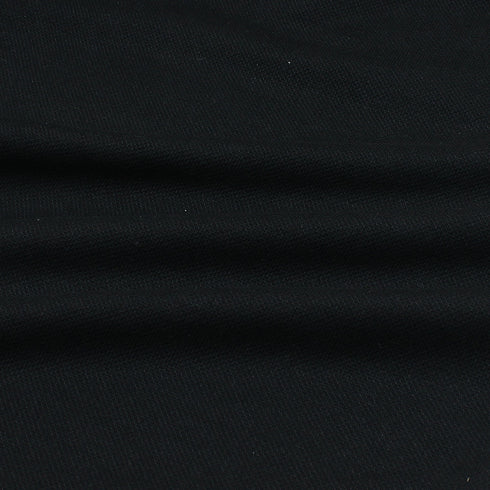 ZR Black Cotton Pique Z Trouser