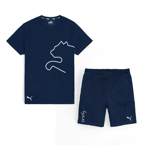 PMA Blue Shorts Summer Tracksuit