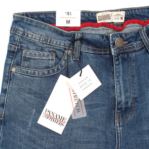 Mid Blue Denim Shorts