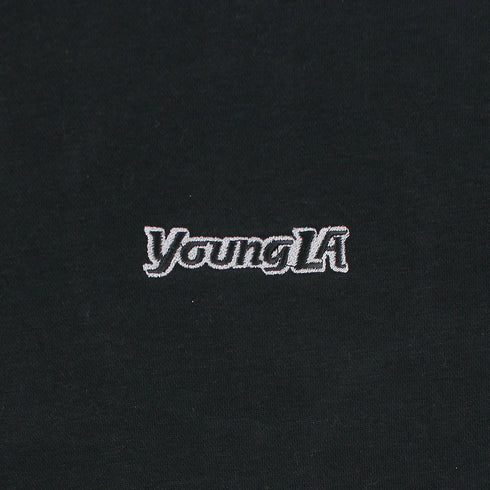 Young L.A Embroidered Black Sweatshirt