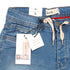 Blue Faded Denim Shorts