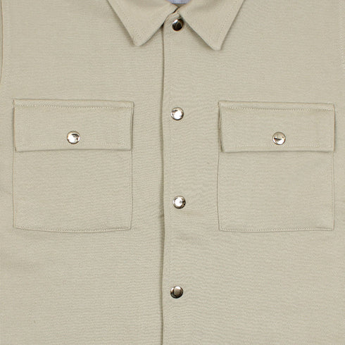 ZR Regular Fit Overshirt - Beige