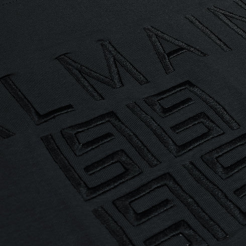 B.L.M.N Black Embroidered Premium T-Shirt