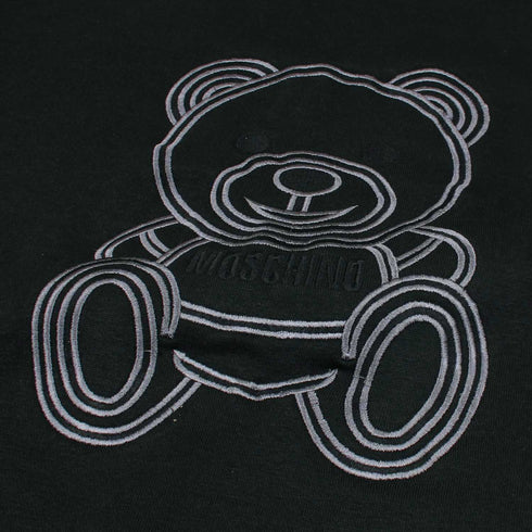 Moschino Black Embroidered Sweatshirt