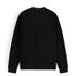 LV Black Upside Down Flock Sweatshirt