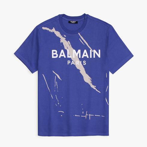 B.L.M.N Royal Blue Flash Premium Printed T-Shirt