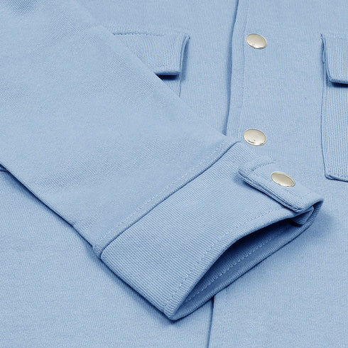ZR Regular Fit Overshirt - Ice Blue