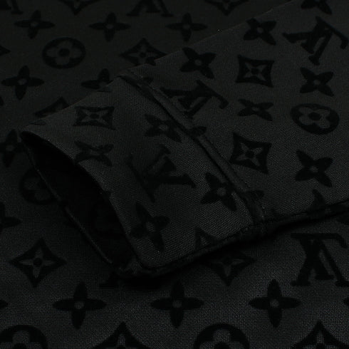 LV Black Upside Down Flock Sweatshirt