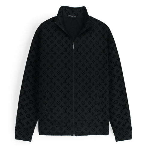 L.V Mirror Flock Zipper