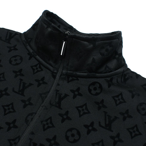 L.V Mirror Flock Printed Jacket