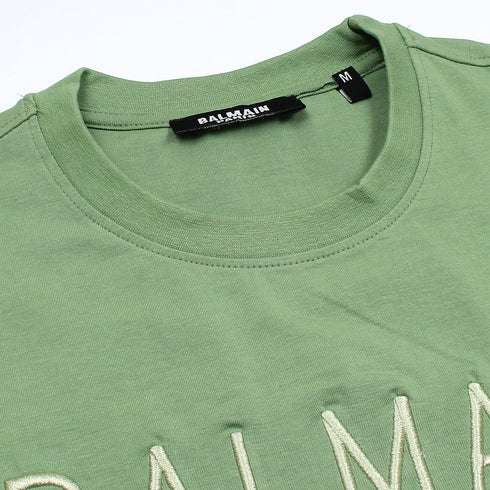 B.L.M.N Green Embroidered Premium T-Shirt