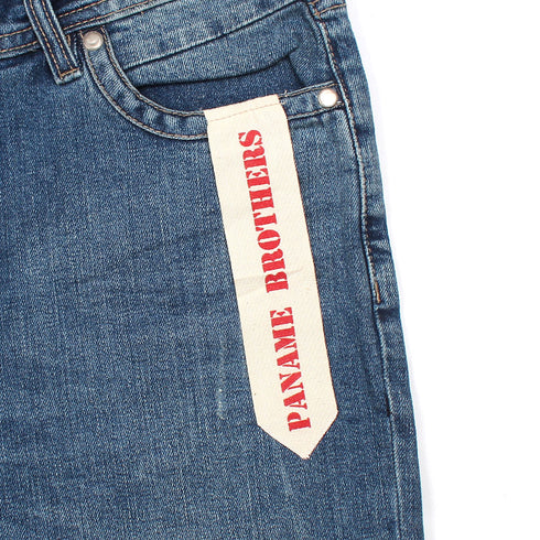 Mid Blue Denim Shorts