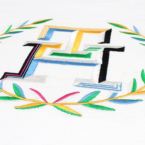 Tommy White Embroidered T-Shirt