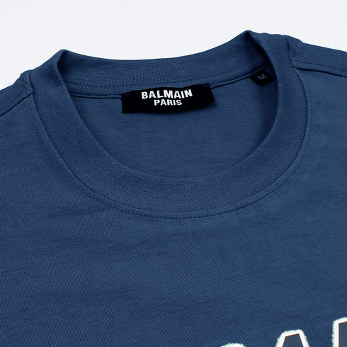 B.L.M.N Royal Blue Premium Printed T-Shirt