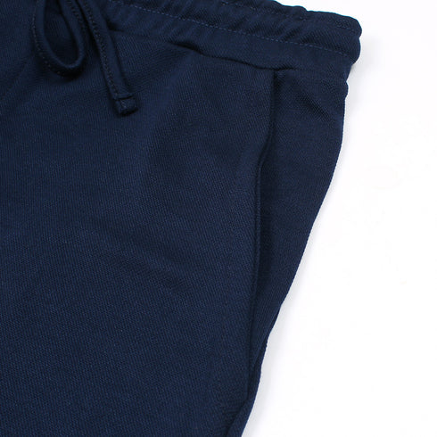 ZR Navy Cotton Pique Trouser