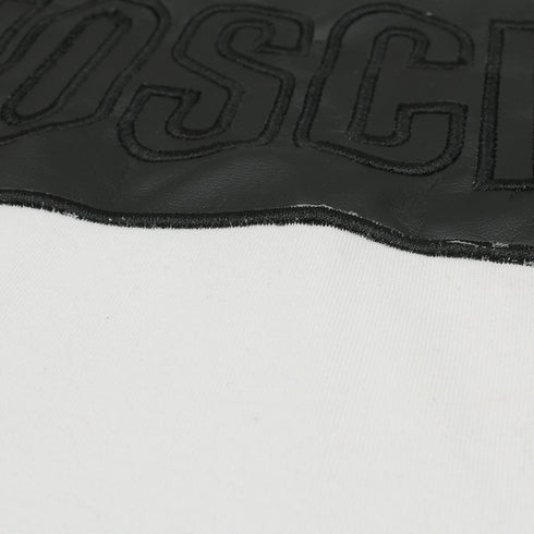 Moschino White Leather T-Shirt