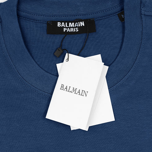 B.L.M.N Royal Blue Premium Printed T-Shirt