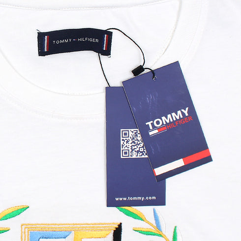 Tommy White Embroidered T-Shirt