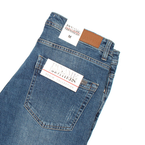 Mid Blue Denim Shorts