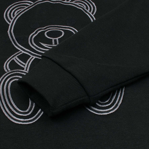 Moschino Black Embroidered Sweatshirt