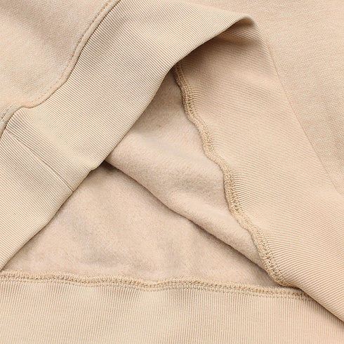 TH Warm Ivory Towel Embroidered Sweatshirt