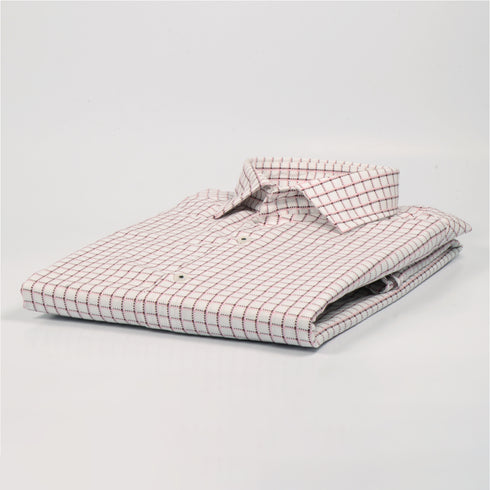 ZR White Checkered Shirt