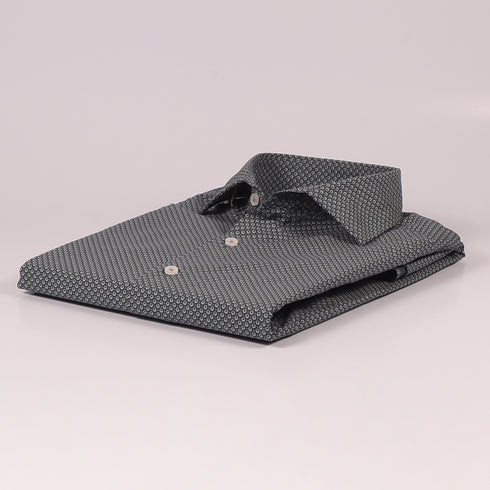 ZR Grey Orbicular Printed Shirt