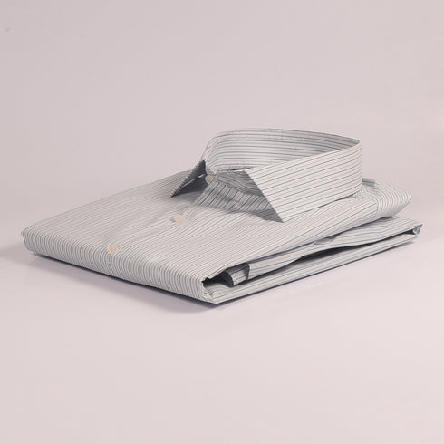 ZR White & Blue Stripped Shirt