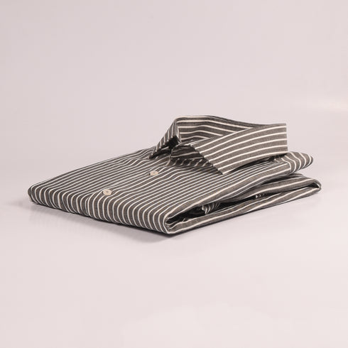 ZR Grey & White Stripped Shirt