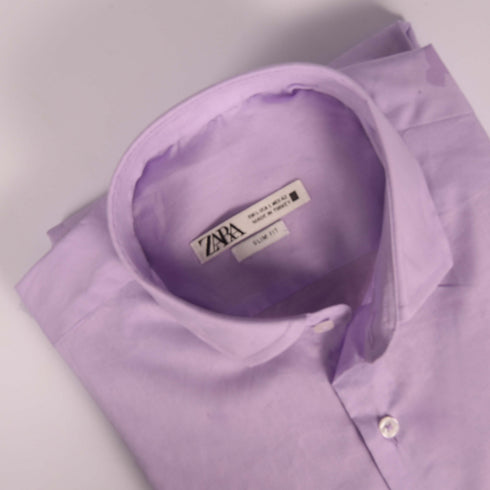 ZR Lilac Plain Shirt