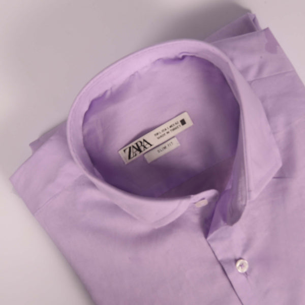 ZR Lilac Plain Shirt