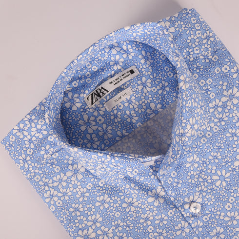 ZR Blue Floral Shirt
