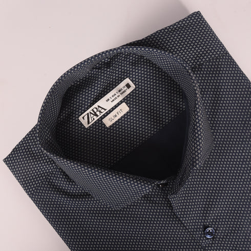 ZR Navy D Printed Shirt