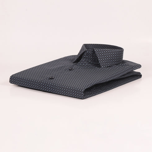 ZR Navy & Dark Green Floret Shirt