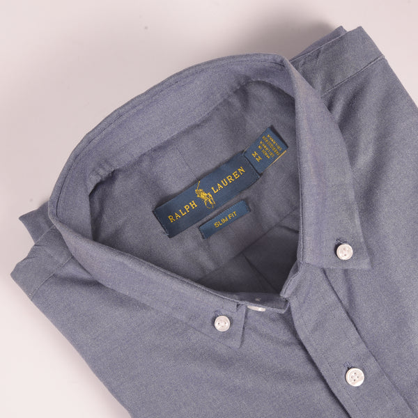 RL Denim embroidered logo Oxford Shirt