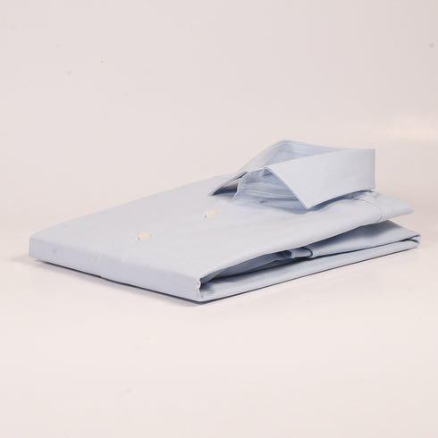 CK Self Textured Cadet Blue Shirt