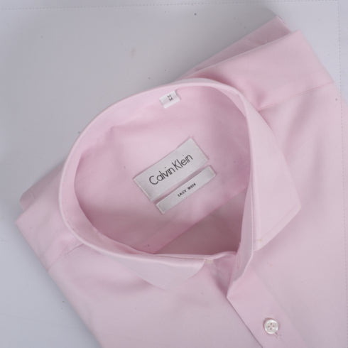 CK Light Pink Plain Shirt