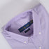 RL Purple embroidered logo Oxford Shirt