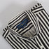 RL Black & White Wide Stripped Embroidered logo Oxford Shirt